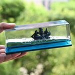 BARCO INSUMERGIBLE «PERLA NEGRA» PIRATAS DEL CARIBE.  ACRILICO DECORATIVO✨🥰 🎉🛍️😍