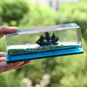 BARCO INSUMERGIBLE «PERLA NEGRA» PIRATAS DEL CARIBE.  ACRILICO DECORATIVO✨🥰 🎉🛍️😍