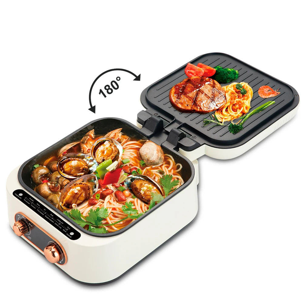 🔥 REVOLUCIONA TU COCINA: Máquina para Freír y Hornear de Doble Cara 🔥