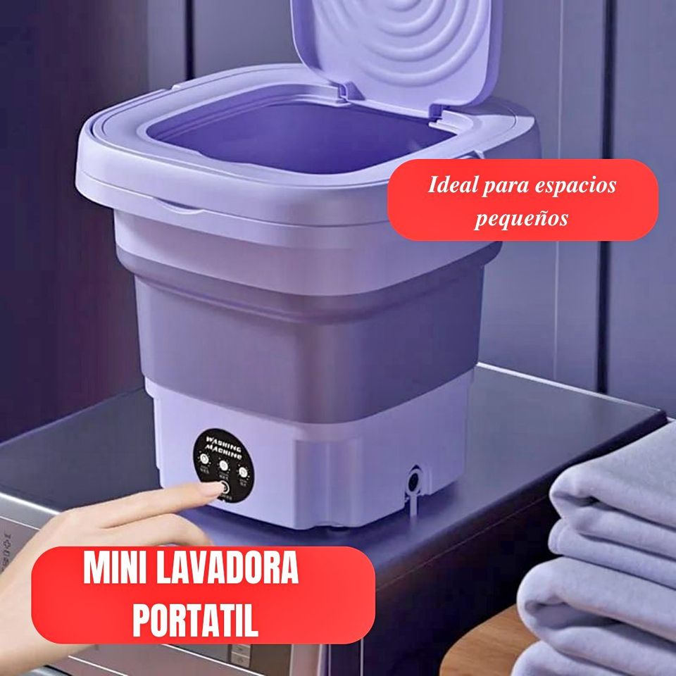 🥰Mini Lavadora 8 Litros Plegable Portátil 2024 🎇💦