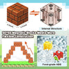 100 Uds. Bloques magnéticos de juguete, juego de imanes de construcción para niños y niñas, cubos sensoriales Montessori con tallo para regalo para niños pequeños