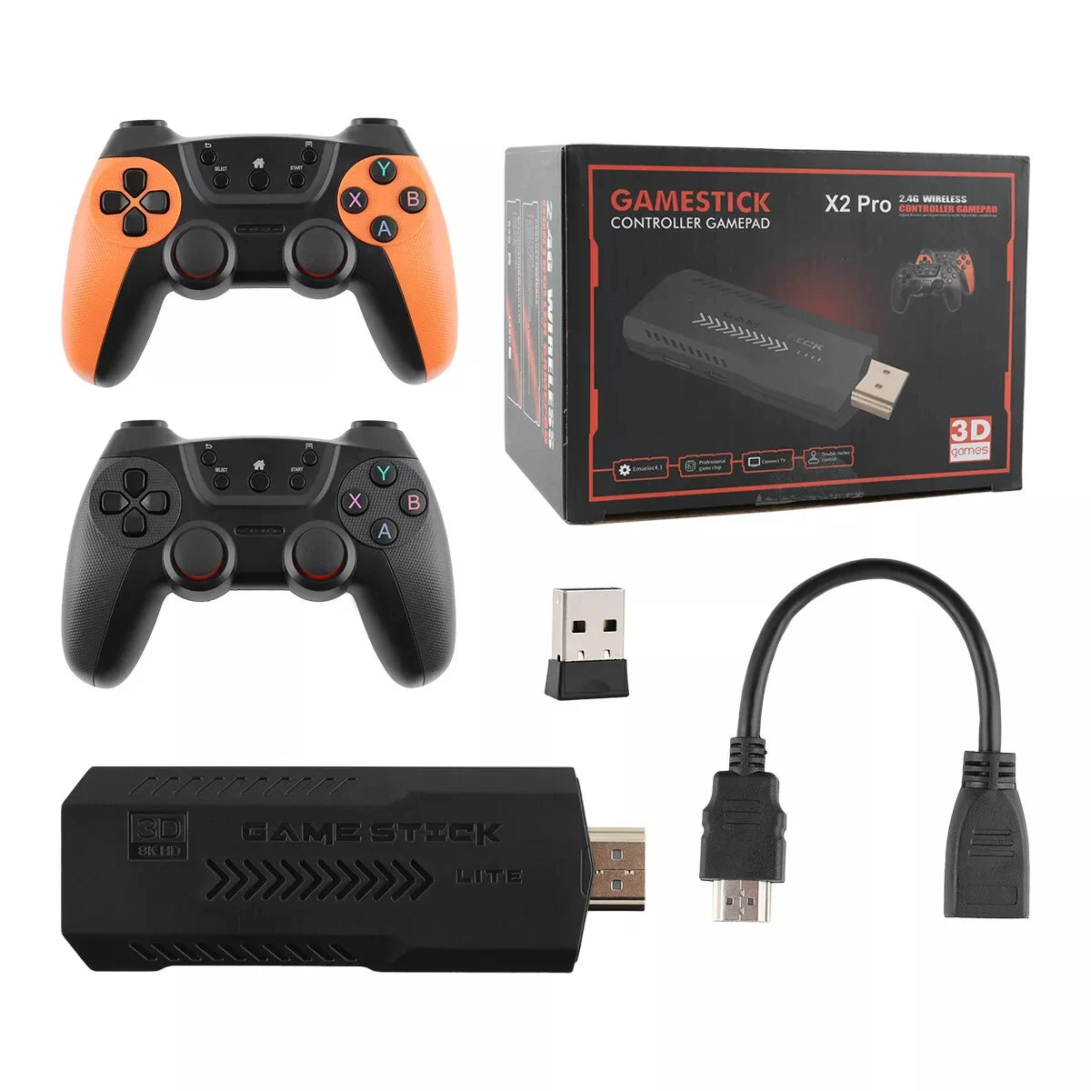 🎮 CONSOLA X2 ULTRA 4K + 30,000 JUEGOS RETRO 🕹️ 🎯 CONTROLADOR INALÁMBRICO 2.4G + 128GB MEMORIA 🚀