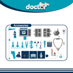 Kit Carrito Médico Infantil con Luces y Sonidos para Niños – Juguemos al Doctor.