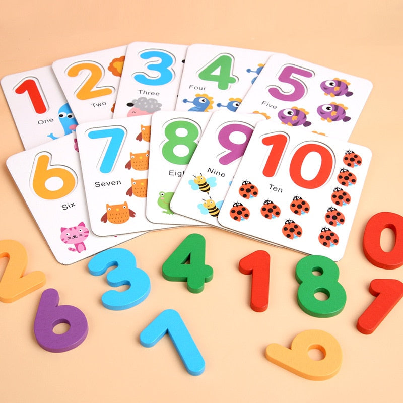 Juguetes de matemáticas Montessori para niños