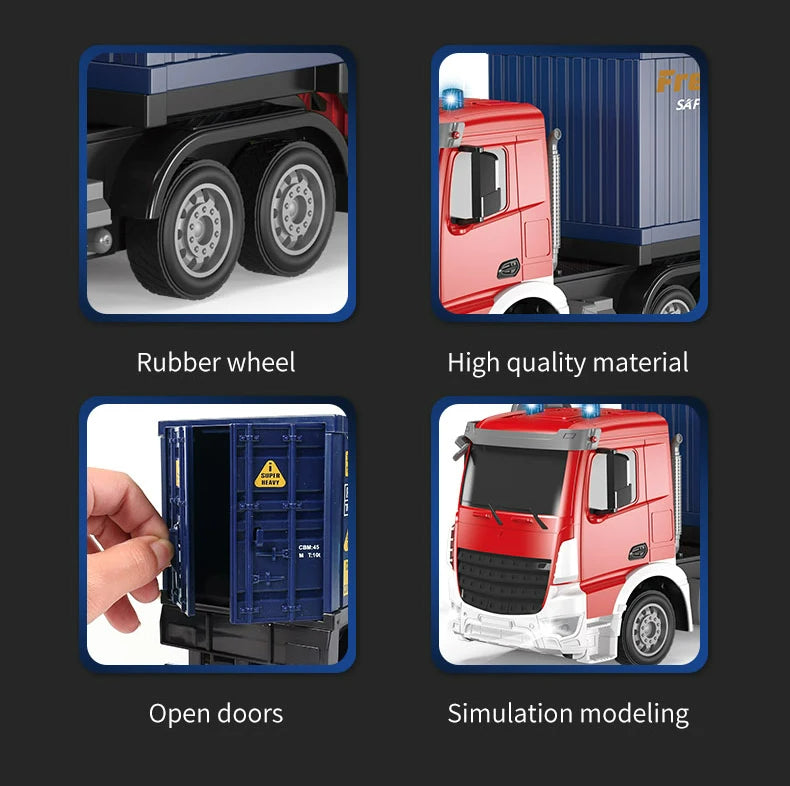🚛🔥 CONTAINER TRÁILER RC PREMIUM GIGANTE 2025 🎇✨🎁🚛