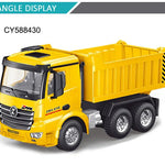 Camión de juguete con control remoto para niños, vehículo de construcción a escala 1:18